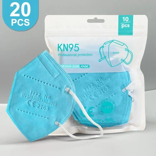 Kn95-niebieski-20pcs