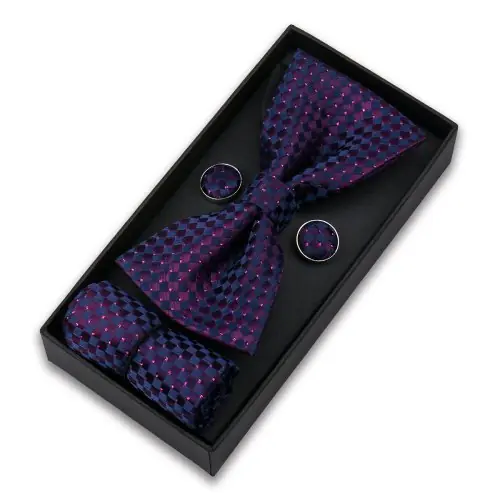 Image de Ensemble Nœud Papillon Rouge - Élégance Homme