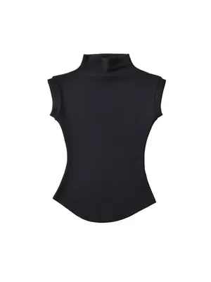 Image de T-Shirt Col Roulé Féminin - Style Streetwear Élégant