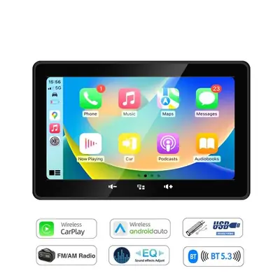 Image de Radio Marine 7 Pouces Étanche avec CarPlay & Android Auto