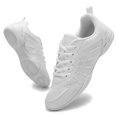 Image de Chaussures de Pom-Pom Girl - Blanches & Noires pour Filles