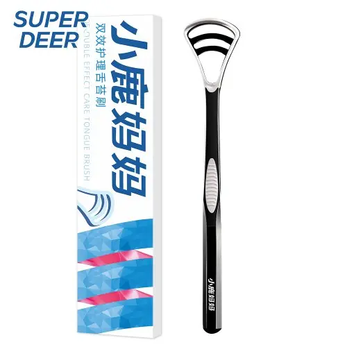 Image de Grattoir à Langue en Silicone - Haleine Fraîche & Hygiène Buccale