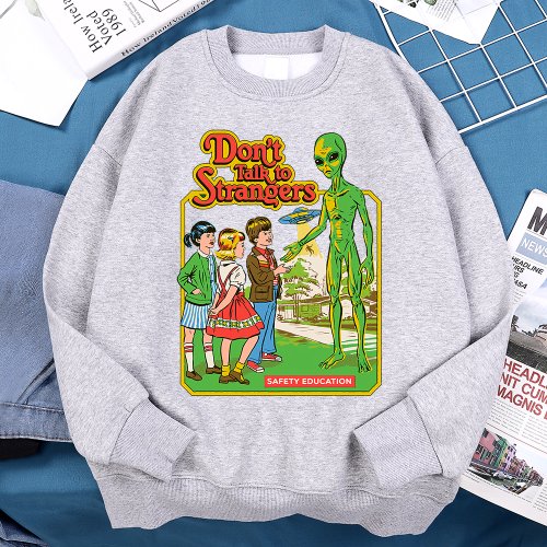 Afbeelding van Unieke Fleece Hoodie voor Mannen en Vrouwen – Warme, Losse Hiphop Sweatshirt met Trendy Print voor Herfst en Winter