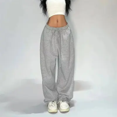 Image de Pantalon Jogging Large Femme Style Y2K