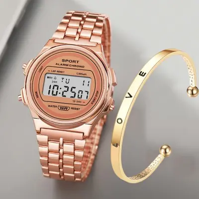 Image de Montre LED Femme Élégante & Sportive