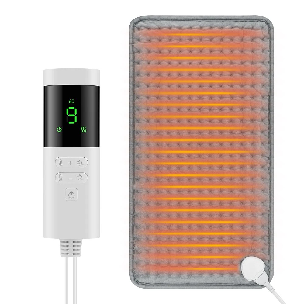 Zdjęcie Elektryczny koc grzewczy, podkładki grzewcze, ogrzewacz, 9 poziomów grzania, miękka i bezpieczna mat...