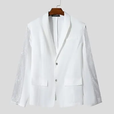 Image de Blazer Homme Style Américain 2024 - Élégant & Décontracté