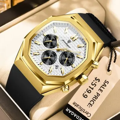 Image de Montre Homme Quartz Étanche - Chronographe & Date