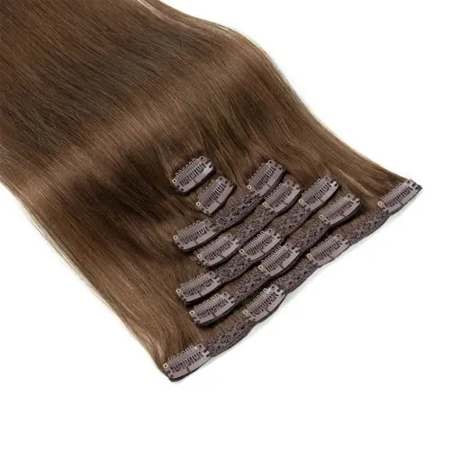 Image de Extensions Cheveux Humains Remy - Clip-In Volume Naturel