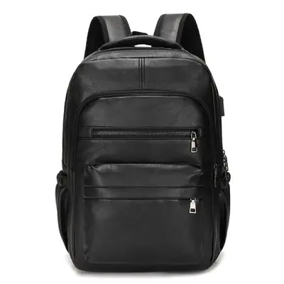 Image de Sac à dos USB en cuir PU - Élégant & fonctionnel