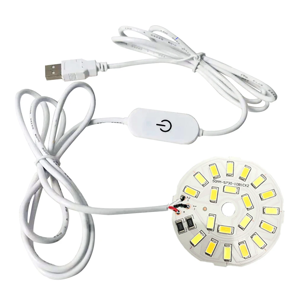 Image de Lampe LED USB 1,5m - 3 Couleurs, Tactile & Réglable