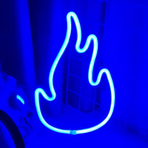 Bleu flamme