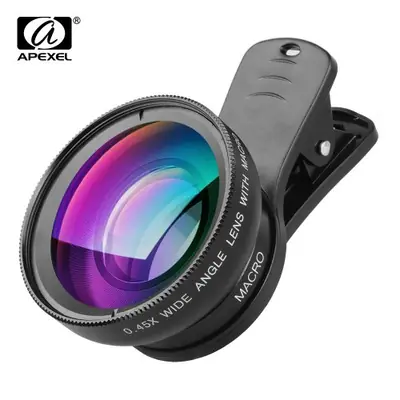 Image de Kit Objectif Photo Pro pour Smartphone - Grand Angle & Macro