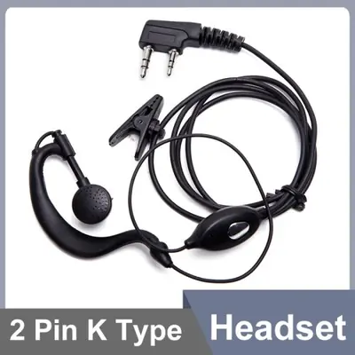 Image de Casque Radio Talkie-Walkie UV18PRO - Écouteur 2 Broches pour UV5R, UVK5, UVK6