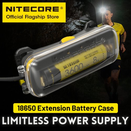 Image de Boîtier Batterie 18650 Nitecore pour Phares NU40/NU43/NU50