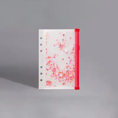 Image de Classeur Coloré Pailleté A5/A6 - Organisez avec Style !