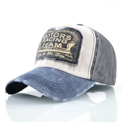 Image de Casquette Vintage Denim Unisexe - Style Hip Hop