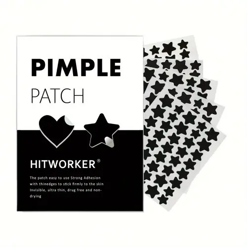 Image de Patchs Anti-Acné en Forme de Cœur - 200 Unités