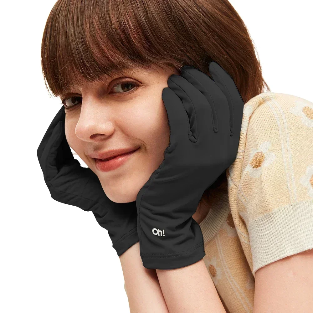 Immagine di OhSunny Guanti da guida estivi leggeri e traspiranti con protezione solare New Tech Tessuto ceramico...