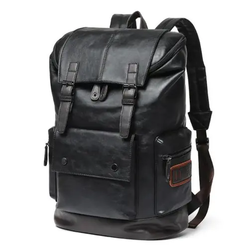 Image de Sac à Dos Homme Noir - Grand Format, Antivol & Ordinateur Portable