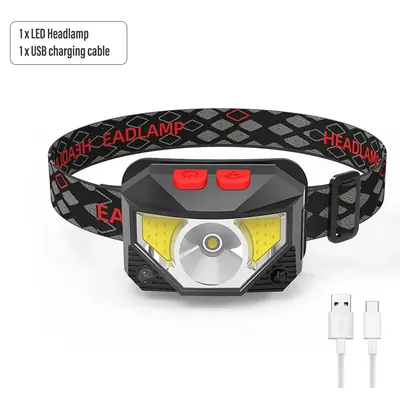 Image de Phare LED Rechargeable pour Pêche - 8 Modes Lumineux