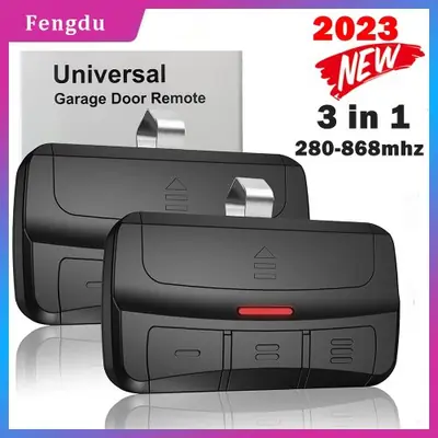Image de Télécommande Universelle 3-en-1 pour Porte de Garage