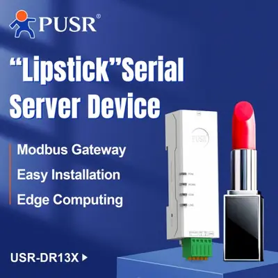 Image de Passerelle Modbus RTU vers TCP sur rail DIN - Conversion série Ethernet