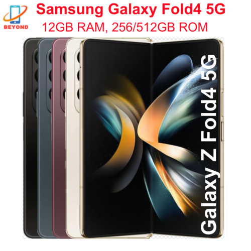 Afbeelding van Samsung Galaxy Z Fold 4 5G - 12 GB RAM, 256/512 GB ROM, AMOLED-scherm, Snapdragon-processor, NFC, nieuw in doos
