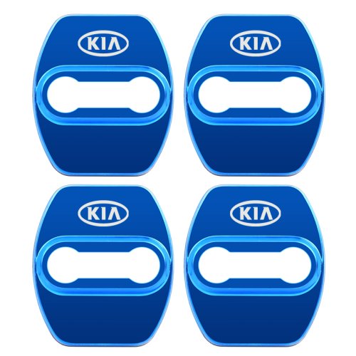 Afbeelding van 4 Stuks 3 Type Voor Kia Rio Ceed Sportage Cerato Soul Auto Deurslot Cover Sticker Metalen Embleem Decal Auto deur Styling