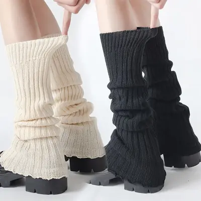 Image de Jambières Lolita Tricotées Chaudes pour Femmes