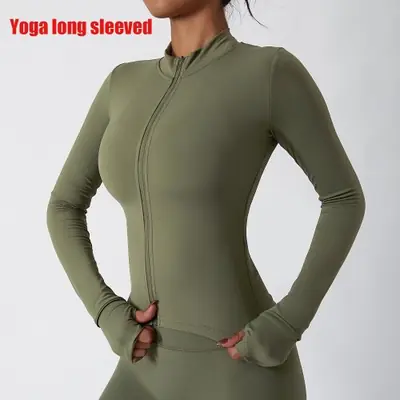 Image de Veste de Sport Femme - Yoga & Fitness à Fermeture Éclair