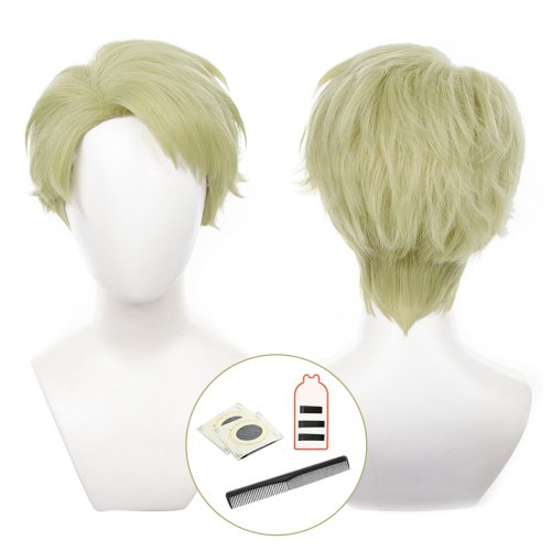 Bild von Holoun Jujutsu Kaisen Nanami Kento Cosplay Perücke für Erwachsene – Rosafarbene Synthetische Faser, Einstellbare Größe, Perfekt für Halloween, Weihnachten und Cosplay-Events