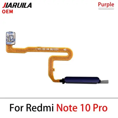 Image de Capteur d'empreintes digitales pour Xiaomi Redmi Note 10 Pro/10S/10