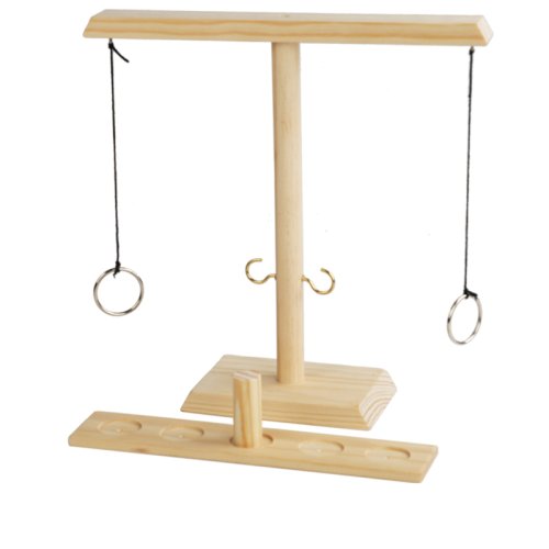 Afbeelding van Ring Toss Games voor kinderen, volwassenen, thuisfeest, drinkspellen, snelle draagbare houten bordspellen, Shot Ladder-bundel, buitenbars
