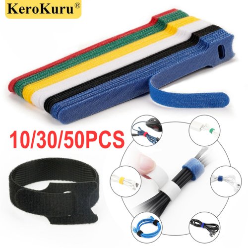 Afbeelding van Kerokuru Kabelorganizer Kabelbeheer Kabelhaspel Tape Protector voor draadbinders Telefoonaccessoires organizador kabels
