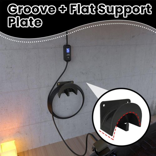 Afbeelding van Robuuste Muurbeugel voor EV-Laderkabel