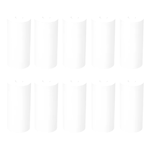 10pcs white paper