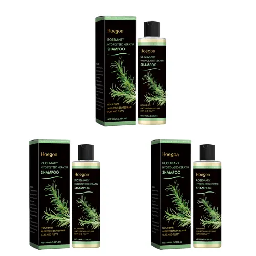 Image de Shampoing Anti-Pelliculaire au Romarin - Cuir Chevelu Apaisé & Cheveux Nourris