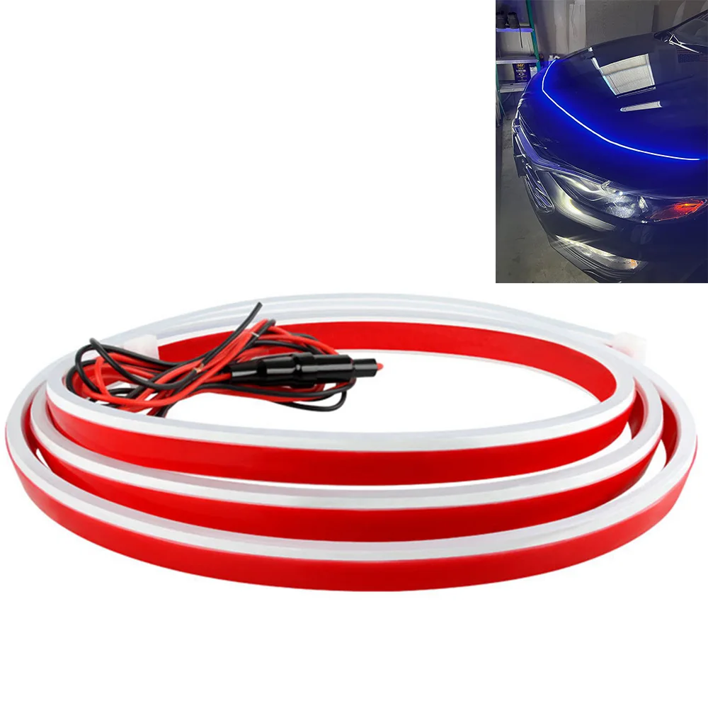 Afbeelding van Flexibele LED DRL Strip voor Auto - Stijlvolle Dagrijverlichting