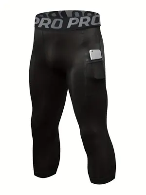 Image de Leggings de Compression Homme - Performance & Séchage Rapide