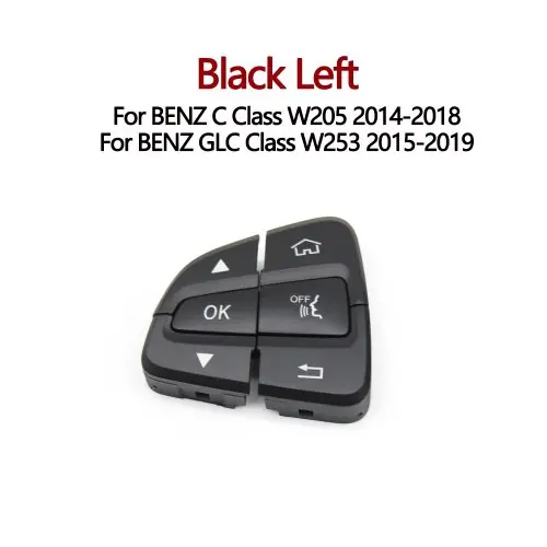 Image de Boutons de Commande Volant pour Mercedes W205/W253 - Compatible C-Class & GLC