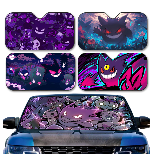 Bild von Anime Spiel G-Gengars Auto Windschutzscheibe Faltbare Sonnenschutz Abdeckung Block Reflektor Tragbare Atmungsaktive Anti UV Schutz Bildschirm