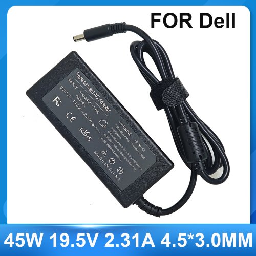 Afbeelding van Oplader voor Dell Inspiron en XPS Laptops – 45W 19V 2.31A, 4.5x3.0mm, Geschikt voor XPS 13/12, Vostro 5370 en andere modellen
