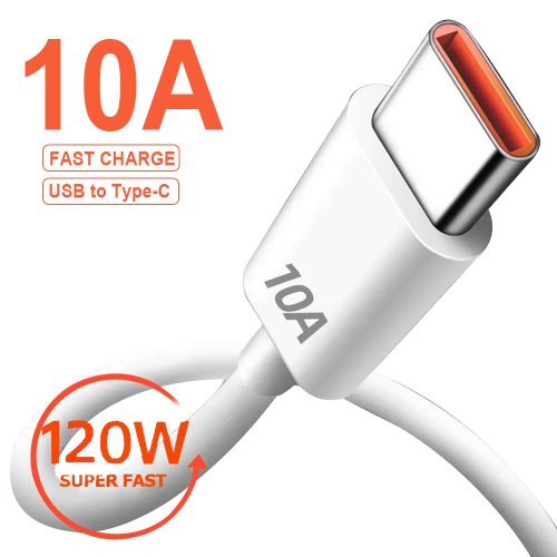 Image de Câble USB-C 120W Charge Rapide pour Téléphone