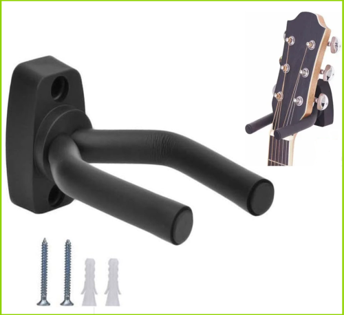 Imagen de Soporte de Guitarra para Pared con Gancho de Exhibición, Accesorio de Montaje para Instrumentos Musicales, Colgador de Púas y Accesorios para Hogar - 1 Unidad
