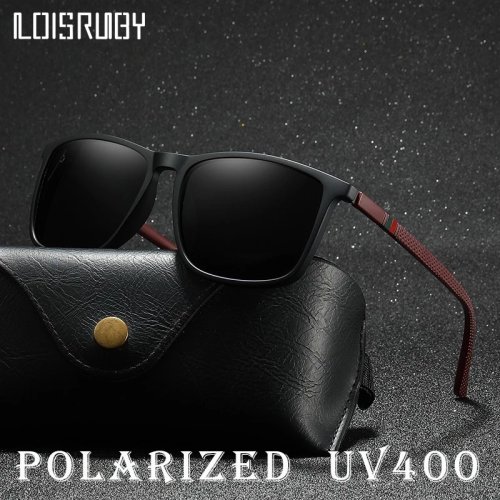 Bild von Luxus Vintage Polarisierte Sonnenbrille für Herren und Damen – Perfekt für Fahrrad, Reisen, Angeln und Outdoor-Aktivitäten mit UV400-Schutz