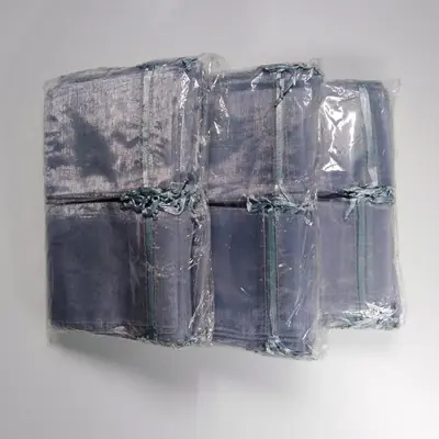 Image de Sacs Organza Gris - Emballage Élégant pour Bijoux & Cadeaux
