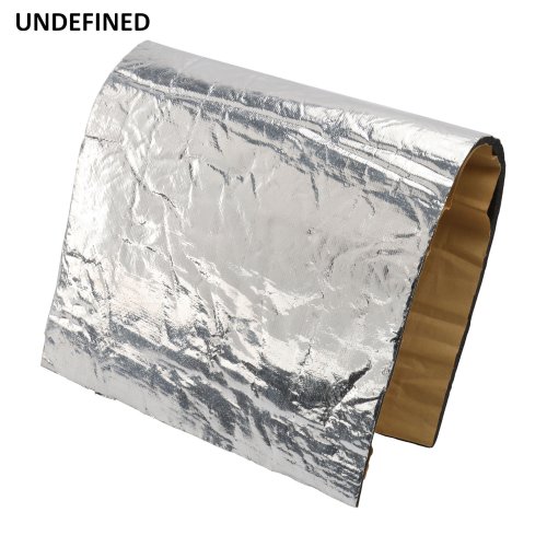 Afbeelding van Universele Thermische Isolatie voor Motoruitlaatpijp 50 cm x 25 cm - Hittebeschermende Wrap voor Alle Straat- en Baanfietsen