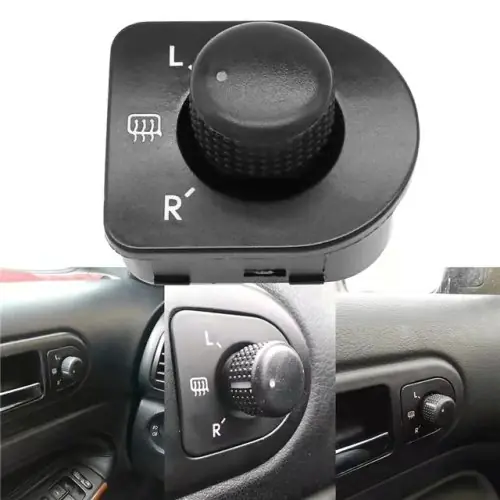Image de Bouton de réglage rétroviseur pour VW Beetle, Passat B5, Golf 4