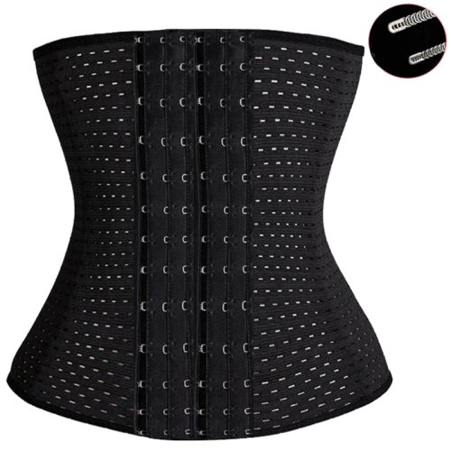 Immagine di Plus Size XS-5XL Corsetto in vita con disossamento in acciaio Donna Fascia dopo il parto Bustier sexy Corpetto Cinghia modellante cinta modeladora US